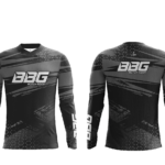 BBG MOTOCROSS JERSEY BLACK GREY