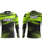 BBG MOTOCROSS JERSEY NEON BLACK