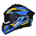 SMK TYPHOON AZONIX GLOSS BLACK BLUE YELLOW (GL254)