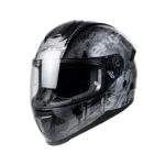 LS2 FF352 FLASH BLACK SILVER FORCE