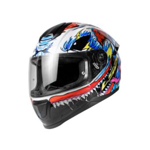 LS2 FF352 FLASH MONSTER WHITE RED