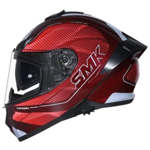 SMK TYPHOON MYSTIC GLOSS RED GREY (GL336)