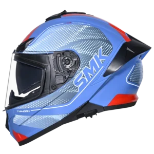 SMK TYPHOON MYSTIC GLOSS BLUE RED WHITE (GL551)