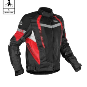 RYNOX TORNADO PRO 4 JACKET - CE CERTIFIED CLASS A - RED