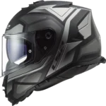 LS2 FF800 STROM II FASTER MATT TITANIUM 06