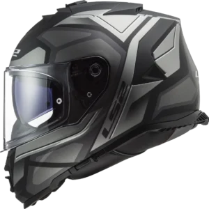LS2 FF800 STROM II FASTER MATT TITANIUM 06