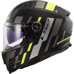 LS2 FF811 VECTOR II TRON MATT BLACK H-V YELLOW
