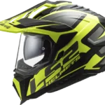 LS2 MX701 Explorer Spire Helmet - Gloss Hi Viz Green