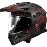 LS2 MX436 PIONEER II CRAZY GLOSS BLACK RED-06