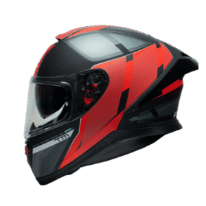 MT Thunder 3 SV Spoiler Nova B5 Matt Black Grey Red Helmet
