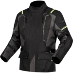 LS2 NARVIK RIDING BLACK GREY YELLOW JACKET