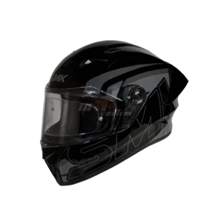 SMK Stellar Sports Stage Gloss Black Grey (GL262) Helmet