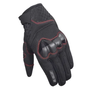 LS2 Chaki Riding Gloves - Black