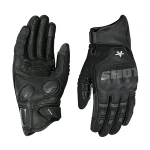 HOLESHOT PRO – SEMI GAUNTLET HYBRID RIDING GLOVES - BLACK
