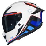 Korda Icon Tokio Helmet (White, Blue)