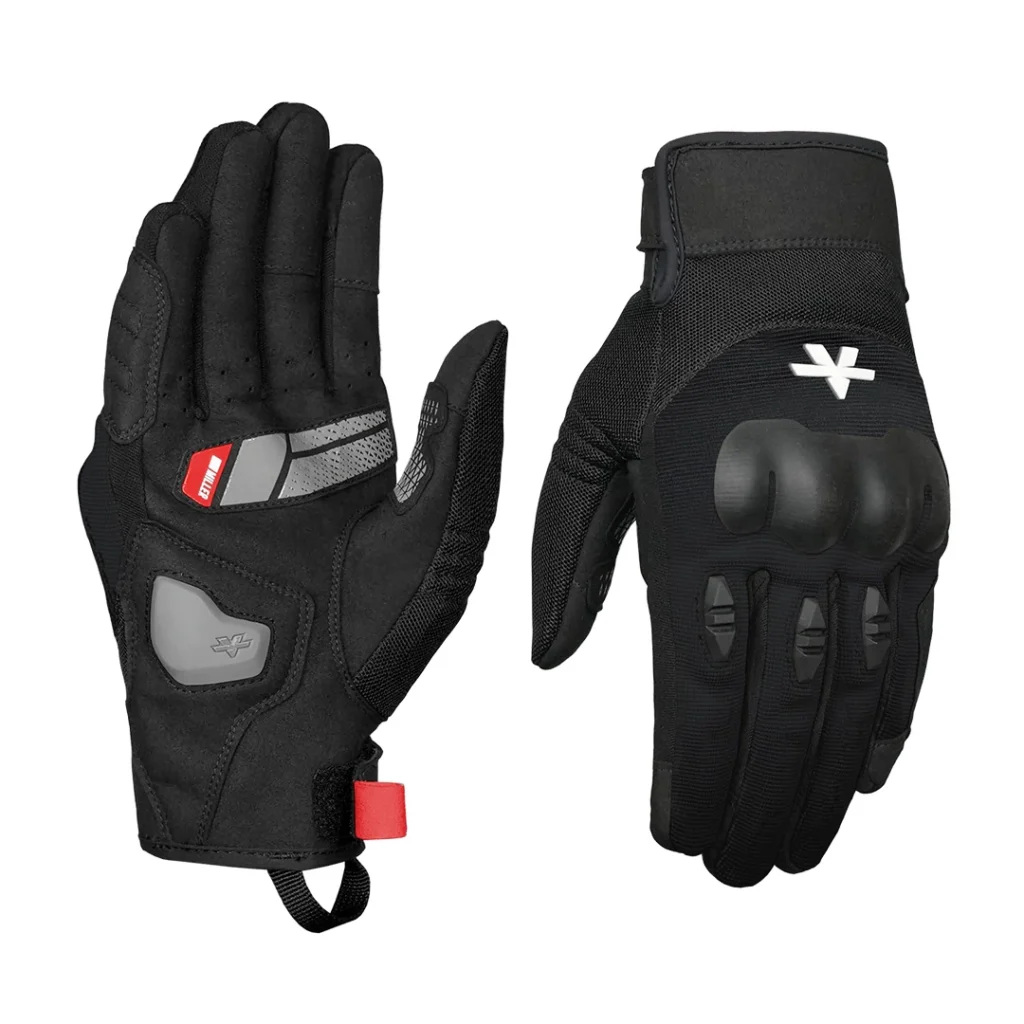 Viaterra Miller Urban Motorcycle Riding Gloves - BLACK