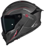 Korda Icon Strike Helmet (Matt Black Red)