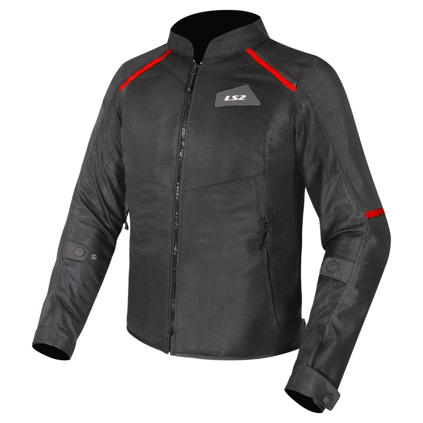LS2 JACKET BREEZE MAN (RED) – CE CLASS A CERTIFIED JACKET
