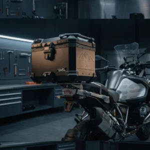 KOLGA BROS BLACK BEAST MOTO TRUNK WITH NEW TERRA LOCK