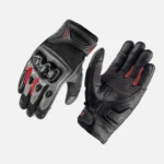 SOLACE VARNO SHORT GLOVES (RED-GREY)
