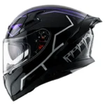 Apex Marvel Black Panther Helmet (BLACK PURPLE)