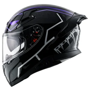 Apex Marvel Black Panther Helmet (BLACK PURPLE)