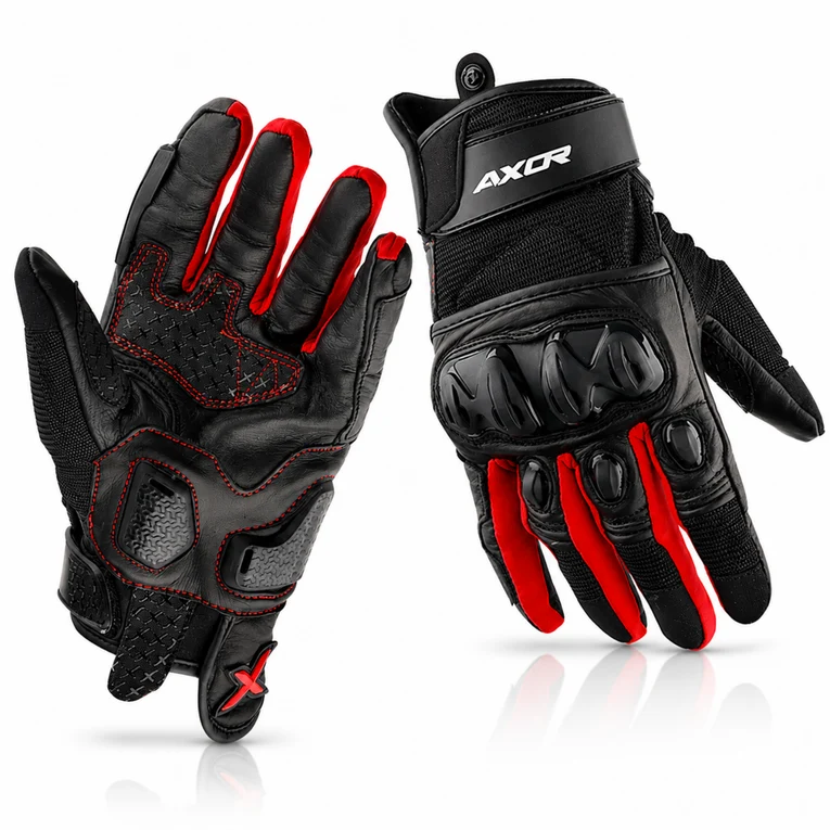 AXOR Viper Riding Gloves - RED