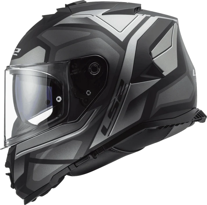 LS2 FF800 STORM II FASTER MATT TITANIUM