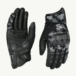 VIATEERA HOLESHOT PRO Semi-Gauntlet Motorcycle Riding Gloves -Snow Camo