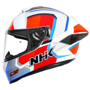 K5R RETRO WHITE RED BLUE GLOSSY