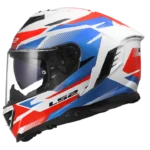 LS2 FF818 STORM III KOMAI WHITE BLUE RED