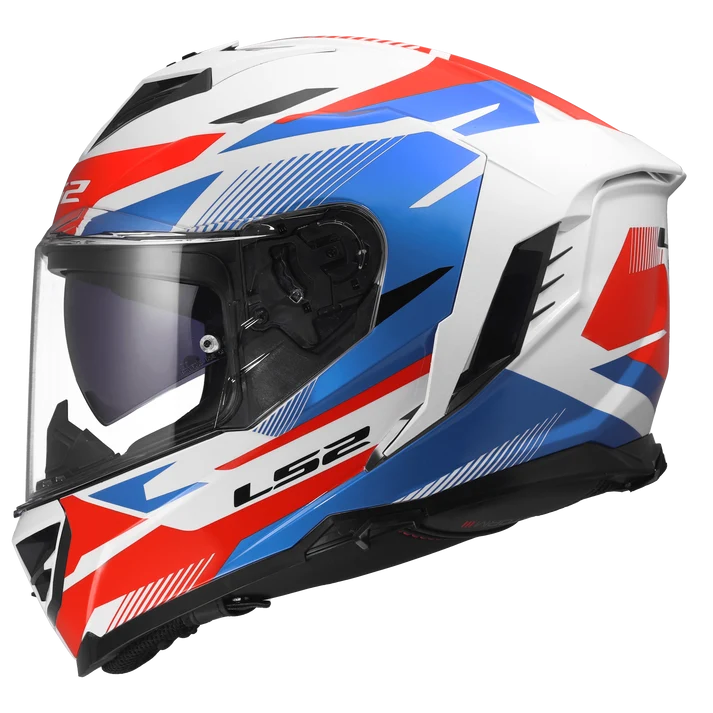 LS2 FF818 STORM III KOMAI WHITE BLUE RED