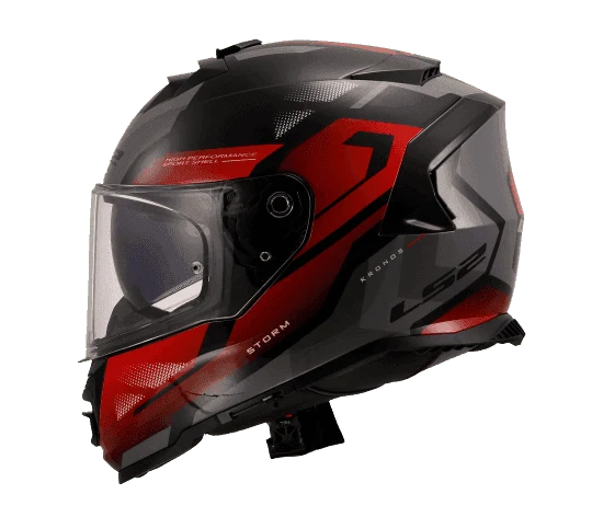 LS2 FF800 STORM II KRONOS RED GREY