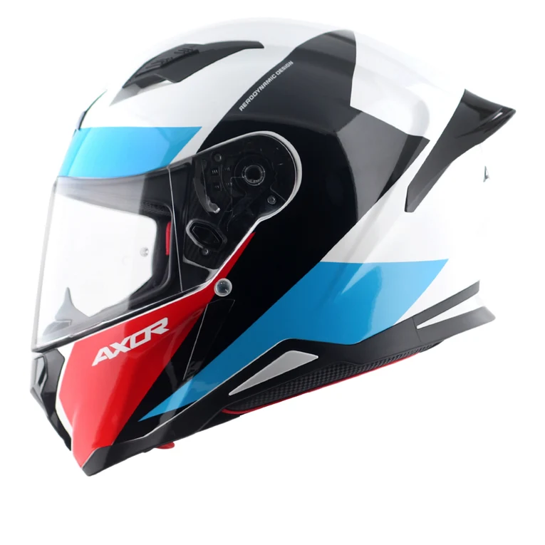 Hunter Turbo Helmet(White Red)