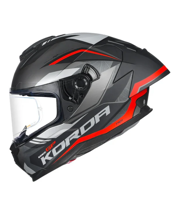 Korda Sonic GP Troy Helmet - Matt Red