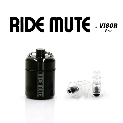 RIDEMUTE (Earplugs) Level 1 by VisorPro 26dB